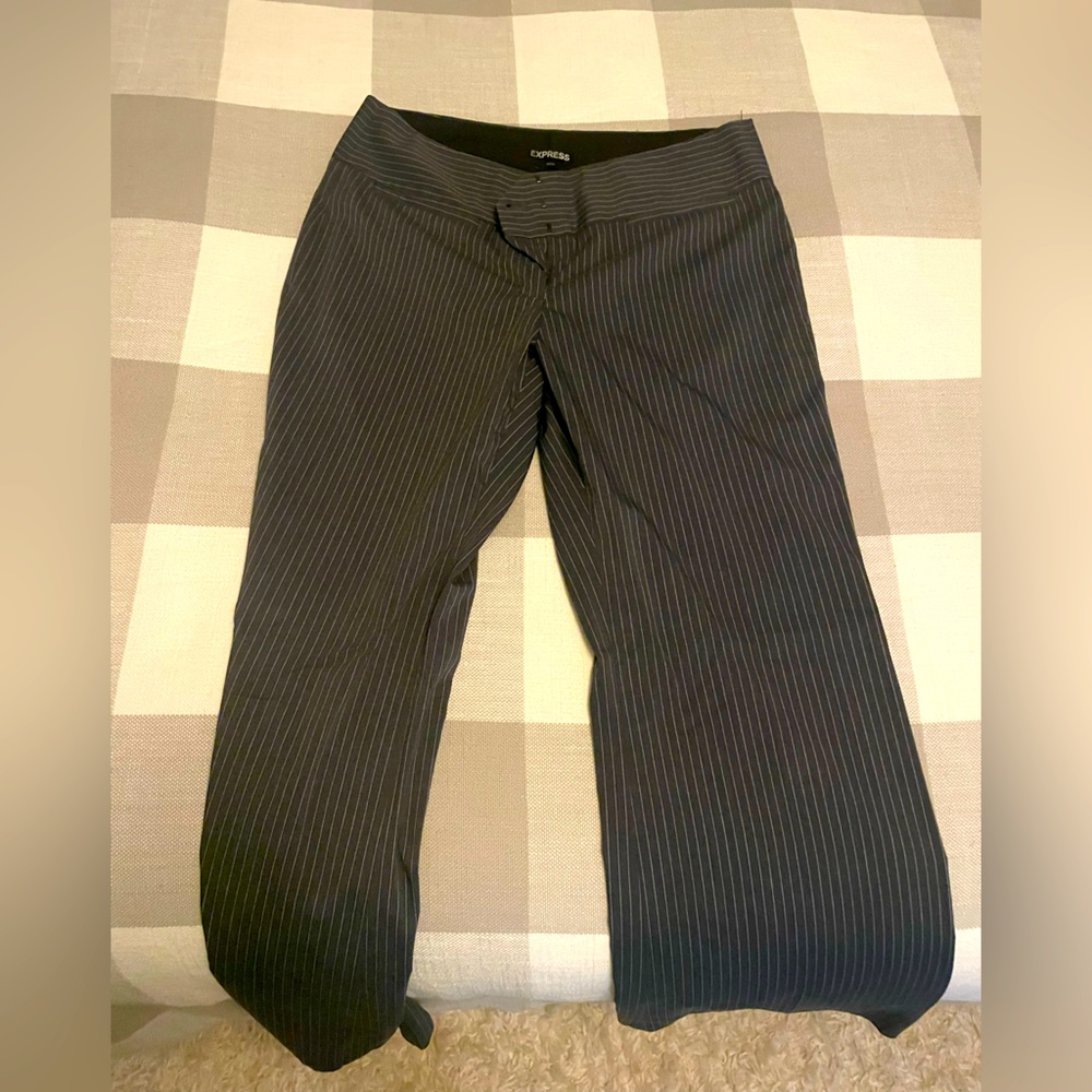 Express pin stripe pants, size 10r